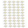 Moofey 50pcs 1W High Power LED Chip, SMD COB Micro