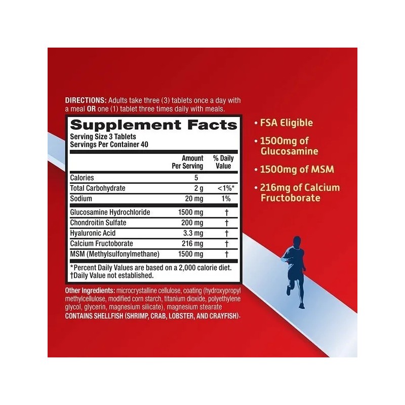 Move Free Multivitamínico Glucosamina Condrintina 120 Tab Sabor