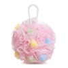 1 Pack Pink Soft Exfoliating Bath Loofah Sponge, Mesh Shower