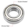 uxcell 6205ZZ Deep Groove Ball Bearing 25x52x15mm Double Shielded ABEC-3