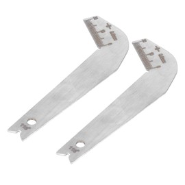 2 Pieces Drill Gauge, 118 Degree Angle Drill Sharpening Tools, Twist Drill Protractor, Grinding Angle Drill Protractor, Stainless Steel Angle Drill Sharpening Tools, Measuring Tools