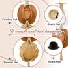 Yulejo Macrame Hat Hangers Boho Hat Rack Cowboy Hat Hanger