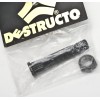 Destructo Trucks HollowPoints Skateboard Replacement KINGPIN & NUT, 2" Black
