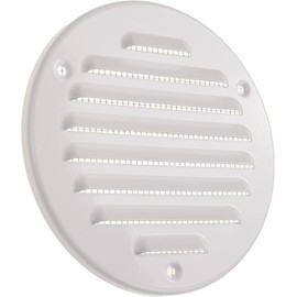 Vent Systems - 5 x 5 Inch (Inner) Pack of 10 Brown Metal Square Soffit Air Vent Grille Cover, Register Vent Deflector Louver Built-in Mesh HVAC for Bathroom Home Office Kitchen 6.5" x 6.5" (Outer)