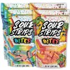 Sour Strips Bites-Four Pack - Flavor: Rainbow