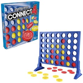 Hasbro Gaming, Connect 4 Clásico, Juego de Mesa, Incluye 1 Tablero,1 Rejilla y 42 Fichas e Instrucciones para Niños y Niñas de 6+ Años para 2 Jugadore