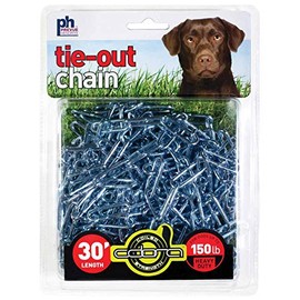 Prevue Pet Products 2126 Heavy-Duty 30' Tie-Out Chain,Silver