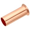 PATIKIL 7/8" (22mm) OD Copper Flare Tube Fitting, Straight Copper