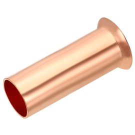 PATIKIL 7/8" (22mm) OD Copper Flare Tube Fitting, Straight Copper Coupling Welding Joint Pipe Fitting for HVAC Refrigeration Plumbing