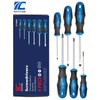 ROTATION 6PCS Magnetic Tip Screwdriver Set, 3 Phillips and 3