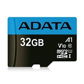 None ADATA 32GB Premier Micro SD Card with SD Adapter, UHS-I Class 10 with A1 App Performance