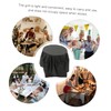 CAXUSD Portable Cover Round Outdoor Protector for Gas Grill and