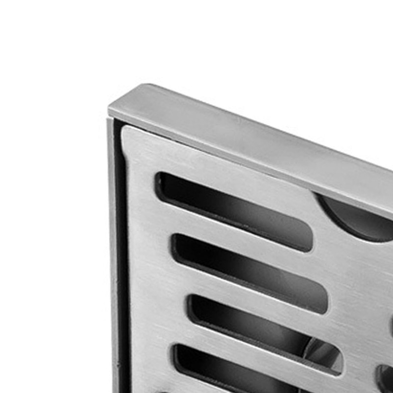 Side Drain 304 Stainless Steel Corrosion Resistance Thickened L Shape