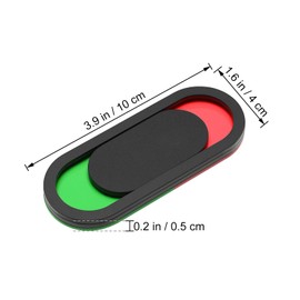 Vacant Occupied Privacy Sign, Vacant Occupied Door Sign for Home Office Restroom Conference Hotels Hospital, Slider Door Indicator Tells Whether Room Vacant or Occupied, 10x4cm, Red and Green