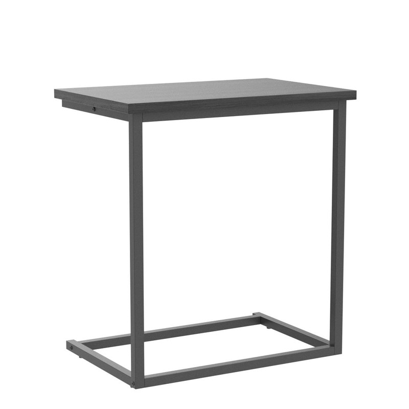 Pipishell C Shaped End Table 27 inches High, Side Table