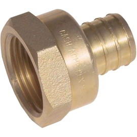 SharkBite UC094LFA 1SB X 1FNPT PEX ADAPTER, 1" x 1", Brass