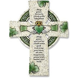 Irish Wall Cross with Traditional Irish Blessing, Living Room