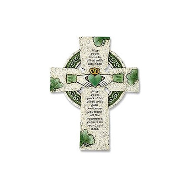 Irish Wall Cross with Traditional Irish Blessing, Living Room