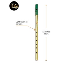 Waltons 1506 Brass D-Tube Tin Whistle