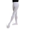 Capezio Studio Basics Mallas para mujer, Blanco, L/XL