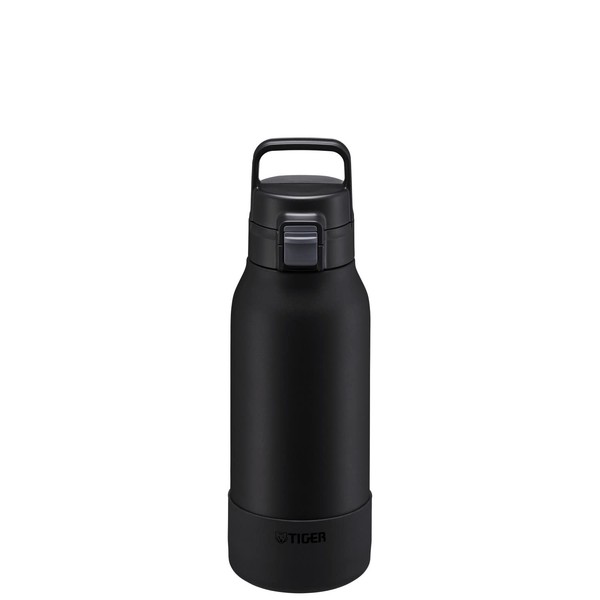 TIGER MTA-B100KK Tiger Water Bottle, Stainless Steel Bottle, Sports, Direct Drinking, Wide Mouth, Cold Insulation, Black