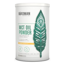 Birdman MCT Oil en Polvo 100% De Coco | Keto y Vegano | Con Monk Fruit y Stevia | Vainilla | 432g