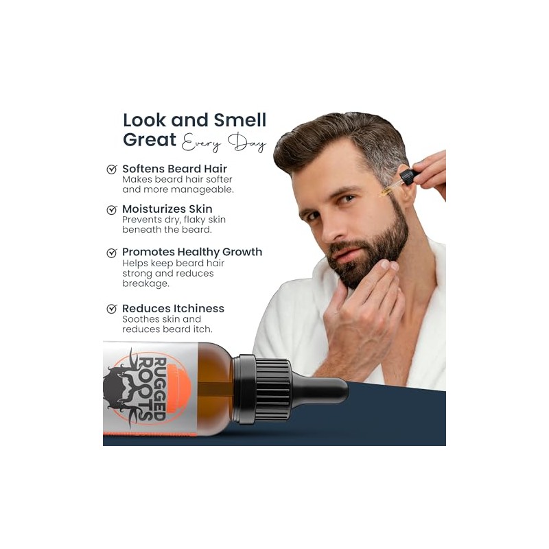 Beard Oil and Leave in Conditioner Softener, Promotes Healthy Beard