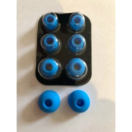 For Beats Beats Replacement Ear Buds Tips For Powerbeats 2 / 3 / urBeats Wired / Wireless - FLASH BLUE