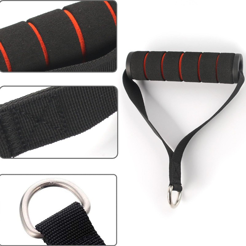 Workout Handles, Replacement Exercise Band Handles - Cable Grips Attachments,