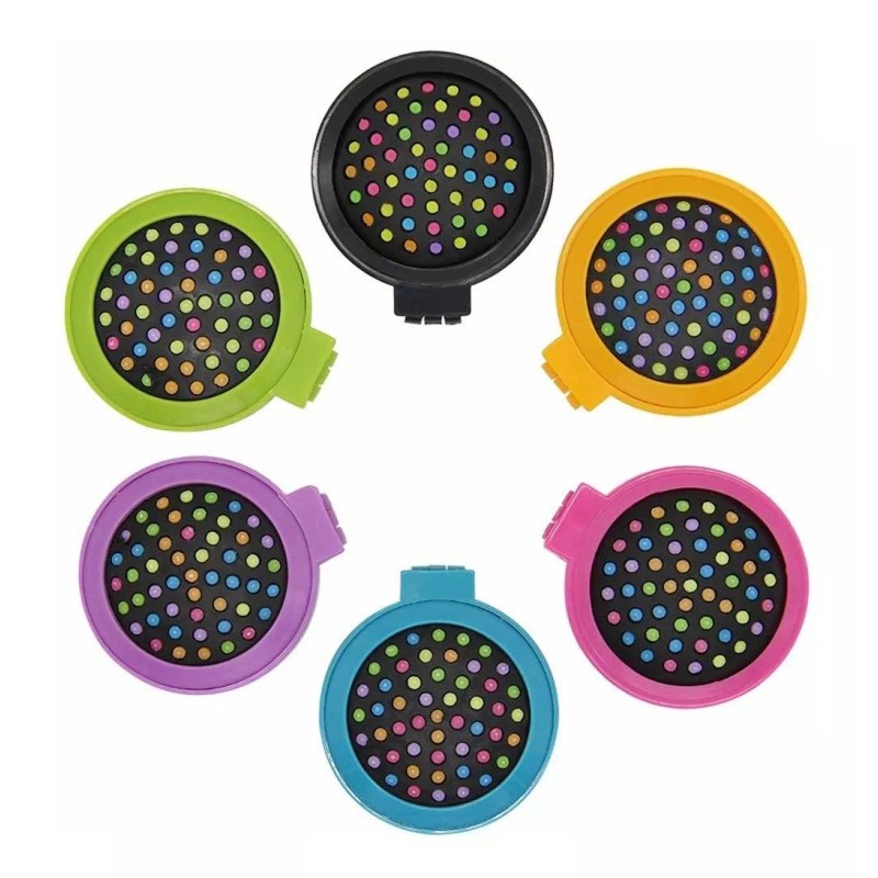 Happy Trees 6 Pcs Viaje Redondo Cepillo De Pelo Con