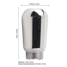 Cunyuer Coffee Machine Water Spout, Steam Nozzle Tip Spout 4 Hole, Stainless Steel Coffee Maker Steam Nozzle, Milk Foam Spout Replacement