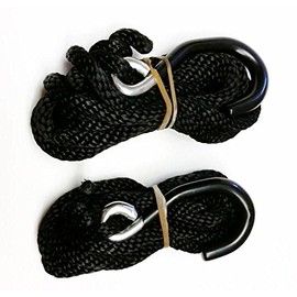 2pk Replacement Rope (12ft) and Hook for 3/8" Ratcheting Quickie Rope Tie-Down