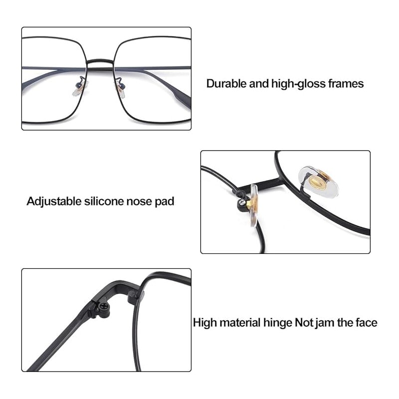 Dollger Blue Light Filter Glasses for Women Men Blue Light