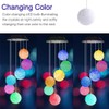 PAPRMA Wind Chime Light, LED Wind Chime, Solar, Waterproof, Solar