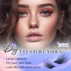 LZM Individual Lashes Natural LookFalse Eyelashes 8-14 mm D Curl