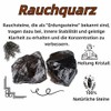 QINJIEJIE QINJIEJIE Rauchquarz Gro?e Stein 2 Stck 100% Natursteine Kristalle