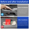 VLSDJ 4 Pieces Car Interior Door Storage Box Suitable for