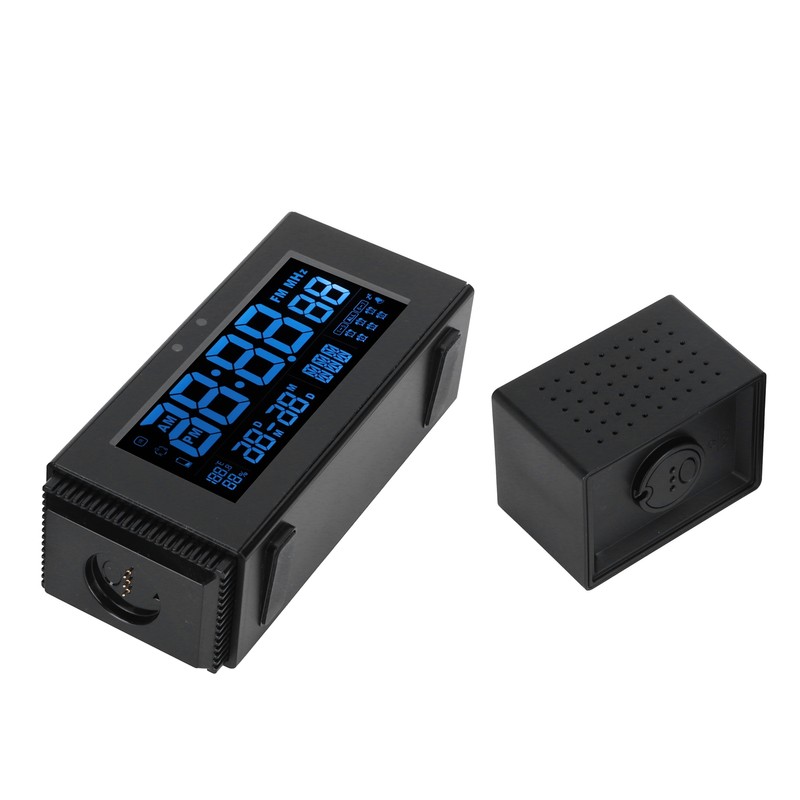 Alarm Clock Sound Light Multifunctional Digital for Household Color Night