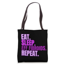 Uterine Fibroids Myoma PMS Period Awareness Support Women Tote Bag