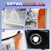 Shocklight Headlights Compatible with 2003 2004 2005 2006 2007 Chevy