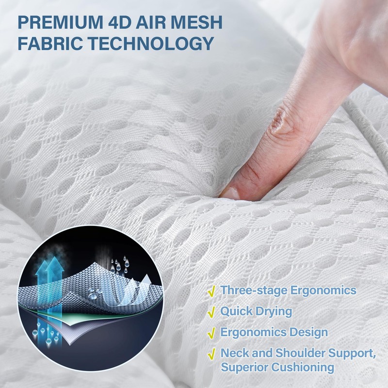 Bath Pillow Bathtub Pillow for Tub Luxury Bath Tub Pillows