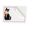 Caspari Caroling Cat Self-Adhesive Labels - 36 Count