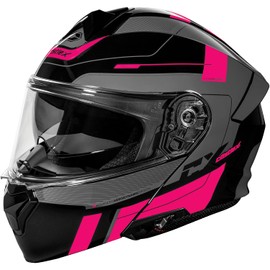 Castle X CX935 Raid Modular Helmet in Gloss Pink Glo/Charcoal, Size Medium