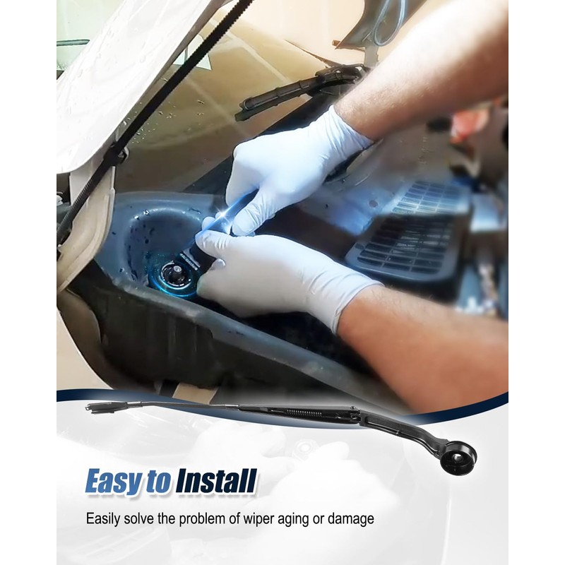 Replace 43513 43514 Front Windshield Wiper Arms Compatible with Ford