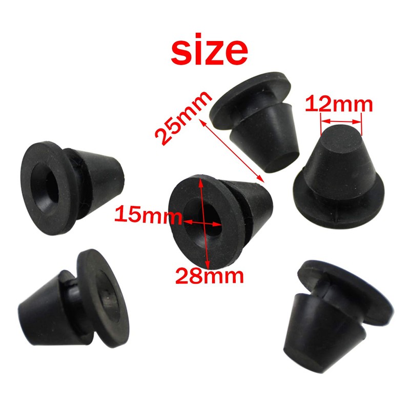 HDBUBALUS Rubber Side Cover Grommets Fit For Harley Touring Glide