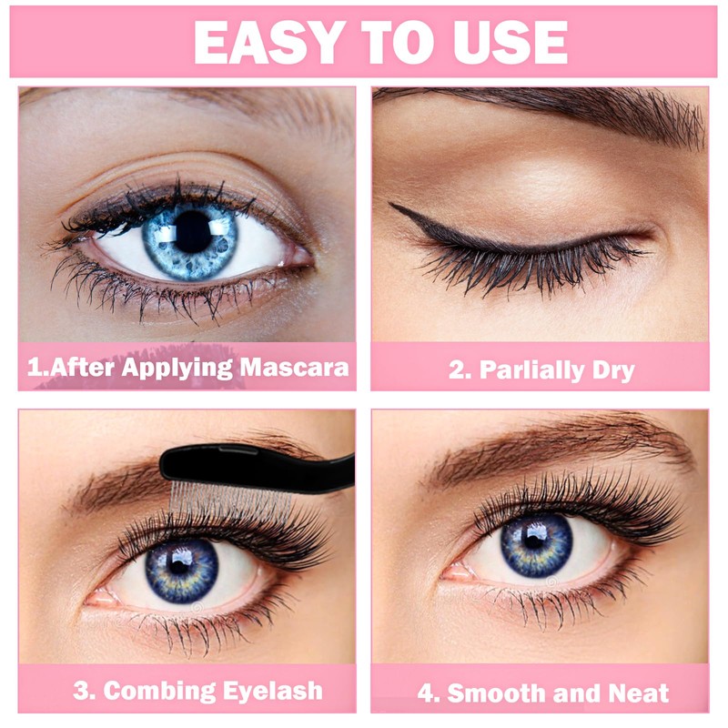 Mabor 2 Pcs Eyelash Comb Eye lash Separator Tool Eyelash