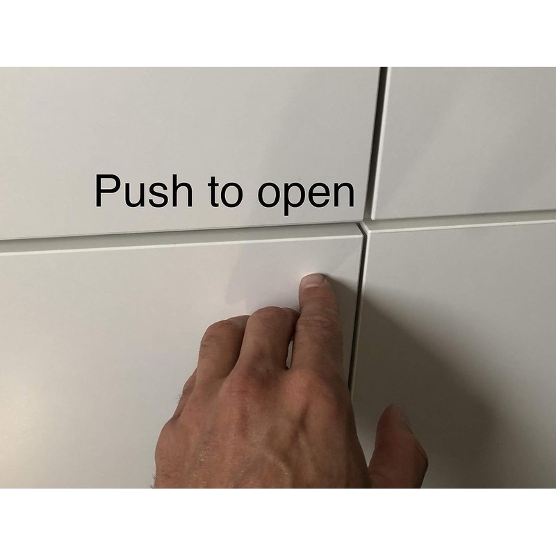 NELI Set of 3 Pressure Door Openers for Cabinet Doors