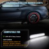 VANKUB Front & Rear LED Side Marker Lights for Chevy