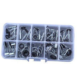 BESPORTBLE Fishing Rod Tip Repair Kit 36 Pcs 10 Sizes Stainless Steel Guides for Rod