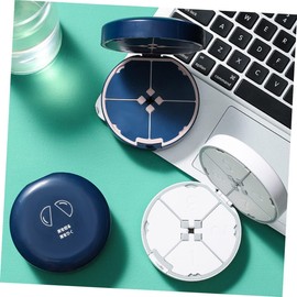 Small Pill Tablet Cutter, Pill Splitter with Blade and Storage Compartment for Small or Large Pills, Portable Tablet Cutter for Vitamins Tablets